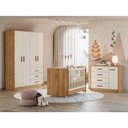 Ver imagem 1 de Quarto Infantil Pérola Cor Nature Off White - Peternella