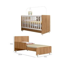 Quarto Infantil Pérola Cor Nature Off White - Peternella - 4