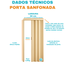 Ver imagem 5 de Porta Sanfonada Pvc 0,60x 210 Multilit Bege