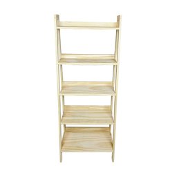 Estante Tipo Escada Pipa 5 Prat 150a X 60l X 38p em Madeira de Pinus - Natural - 4