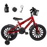 Bicicleta Infantil Aro 16 Vermelho Kit Preto com Acessórios - 1