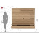 Ver imagem 5 de Painel para TV até 65 Polegadas com Nicho Greco Moderno DJ Móveis