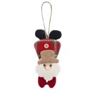 Ver imagem 1 de Kit 24 Enfeite Árvore Natal Pendente Papai Noel 19,5cm