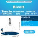 Ver imagem 2 de Soquete com Sensor de Presença Multifuncional sem Fio 360° Qualitronix