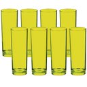 Ver imagem 1 de Kit de Copos 8 Copos Grandes Jogo Long Drink 330ml Boccati Cor:verde
