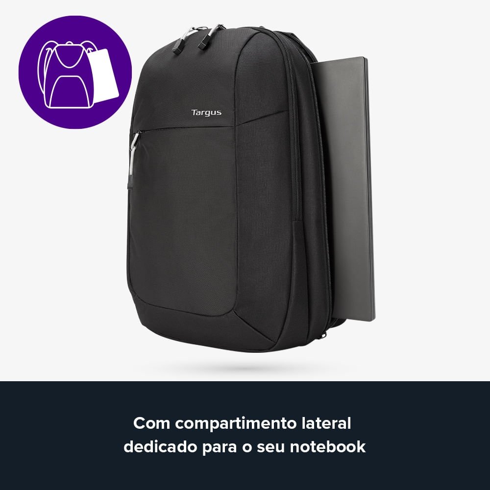 Mochila Targus Intellect Essentials 15.6" - Tsb966 Tsb966 - 12