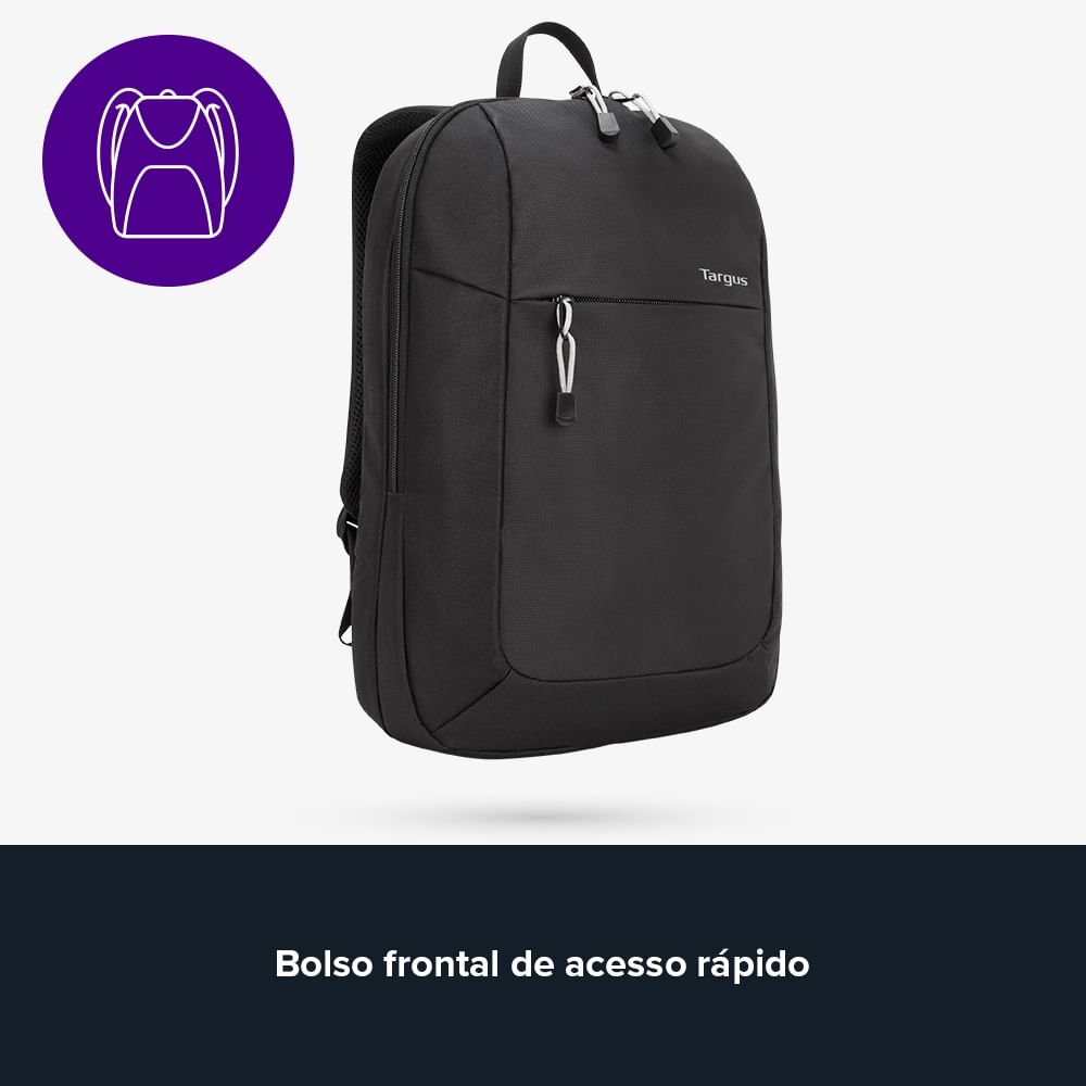 Mochila Targus Intellect Essentials 15.6" - Tsb966 Tsb966 - 16