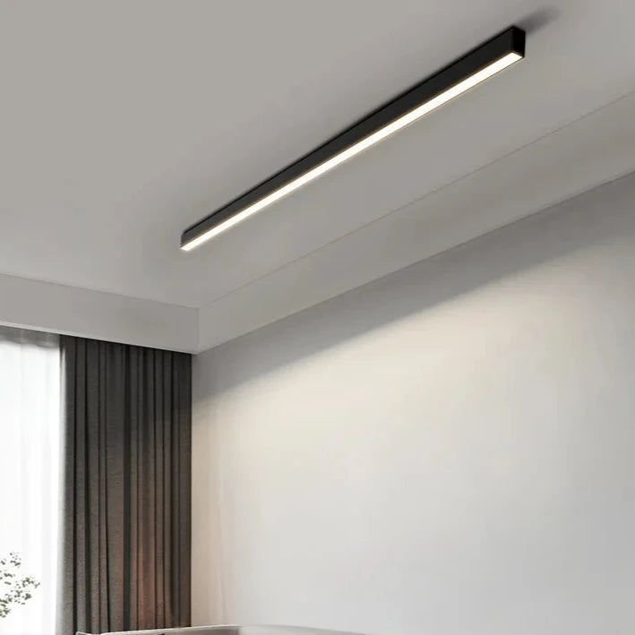 Luminária Led Linear Pendente 120cm 3600 Lúmen Branco Quente - 6