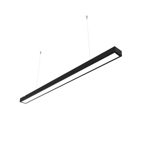Luminária Led Linear Pendente 120cm 3600 Lúmen Branco Quente