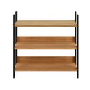 Ver imagem 2 de Estante Livreiro Industrial 93cm em MDF Freijó Preto Fosco Dalla Costa