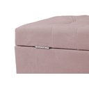 Ver imagem 3 de Recamier Puff Baú Sapateira e Gaveta 90 Cm para Cama de Solteiro - Rose Claro