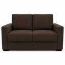 Ver imagem 7 de Sofá Namoradeira Moderno 3 Lugares Sala Estar Recepção Confortável Suede:Suede Marrom