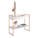 Ver imagem 3 de Aparador com Prateleira Dexter Branco Cobre