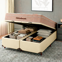 Ver imagem 5 de Cama + Bau Blindado e Colchão Molas Ensacadas Queen - Airtech Ortobom