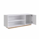 Ver imagem 2 de Rack com 1 Porta e Nichos para Televisor 55 Polegadas B56 Branco Montana Emovell