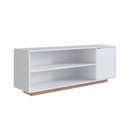 Ver imagem 1 de Rack com 1 Porta e Nichos para Televisor 55 Polegadas B56 Branco Montana Emovell