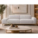 Ver imagem 5 de Sofá Unne 2 Lugares com Chaise 150cm Cinza Boucle Terminal Sofá Home