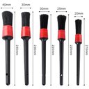 Ver imagem 3 de Kit 5 Escovas de Limpeza Automotiva para Cantos e Detalhes