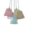 Lustre Pendente Cacho Frufru Fios Coloridos - 1