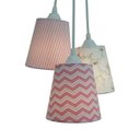 Ver imagem 1 de Lustre Pendente Bebê Menina Floral Tons de Rosa