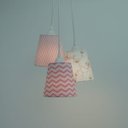 Ver imagem 3 de Lustre Pendente Bebê Menina Floral Tons de Rosa