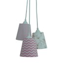 Ver imagem 2 de Lustre Pendente Bebê Menina Floral Tons de Rosa