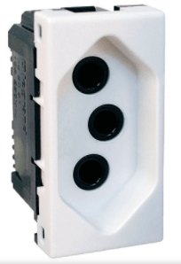 Legrand 683141 - Presa 2P+T 10/16A bipasso neutra - Punto Luce
