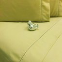 Ver imagem 1 de Jogo de Lençol Cama Casal 400 Fios Ponto Palito Bege 4 Peças Casa Dona