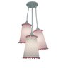 Lustre Pendente Quarto de Menina Pompons Rosa - 3