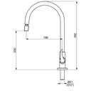 Ver imagem 2 de Torneira para Cozinha Mesa Dn15 Strauss Cromado - Perflex