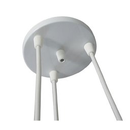 Lustre Pendente Infantil Geométrico Amarelo e Cinza - 4
