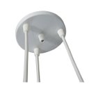 Ver imagem 4 de Lustre Pendente Infantil Nuvens Cinza e Rosa