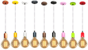 Ver imagem 4 de Kit 05 Pendente Moderno Modelo Clean Vermelho Todos Ambiente