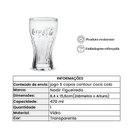 Ver imagem 3 de Jogo 6 Copos em Vidro 470ml linha Contour Coca Cola Cristal