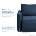 Ver mais imagens de Sofá Retrátil 170cm Mellow CabeCasa MadeiraOriginals