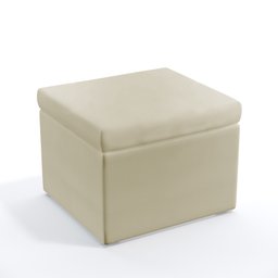 Poltrona Orion Bordada com Puff Quasar Suede Bege Aradecor - 3