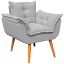 Ver imagem 3 de Kit 2 Poltronas Decorativa Confortável para Sala Quarto Recepção Escritório Manicure Alice Tecido Bo