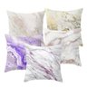 Kit 5 Capa Almofada Poliester Marmore 43 x43 cm - 1