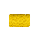 Ver imagem 2 de Cordão de Algodão Trancelim 5mm para Artesanato e Macramê Amarelo