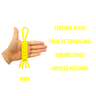 Cordão de Algodão Trancelim 5mm para Artesanato e Macramê Amarelo - 3