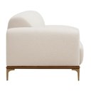 Ver imagem 5 de Sofá Living Unne 3 Lugares 210cm Terminal Esquerdo Bouclé Off White - Nexta Casa