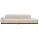 Ver imagem 4 de Sofá Living Unne 3 Lugares 210cm Terminal Esquerdo Bouclé Off White - Nexta Casa