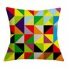 Kit 5 Capa Almofada Linho Algodão Colorida 43 x43 cm - 6
