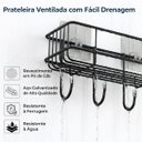 Ver imagem 2 de Prateleira Aramado Linha Black, 27,51010cm