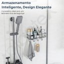 Ver imagem 5 de Prateleira Aramado Linha Black, 27,51010cm