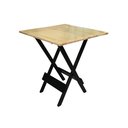 Ver imagem 2 de Conjunto Dobravel para Bar Mesa 70x70 com 4 Cadeiras Soberando - Natural/preto