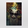 Quadro Gato Rapper Street Art - 1 Tela - 1