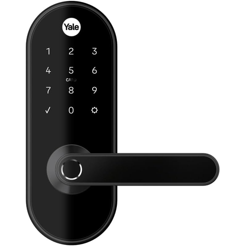 Combo Fechadura Digital Ymc 420w Preto Fosco com Zigbee