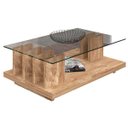 Ver imagem 2 de Mesa de Centro com Tampo em Vidro New Iris DJ Móveis
