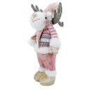 Ver imagem 6 de Boneco Natal Rena Rosa Natalina Tecido 44,5cm